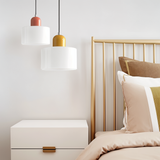 Coloris Cylin Pendellampa – Färgglad Cylindrisk Taklampa i Glas