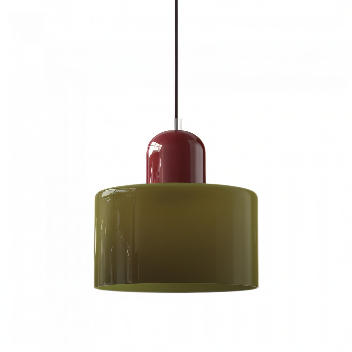 Coloris Cylin Pendellampa – Färgglad Cylindrisk Taklampa i Glas