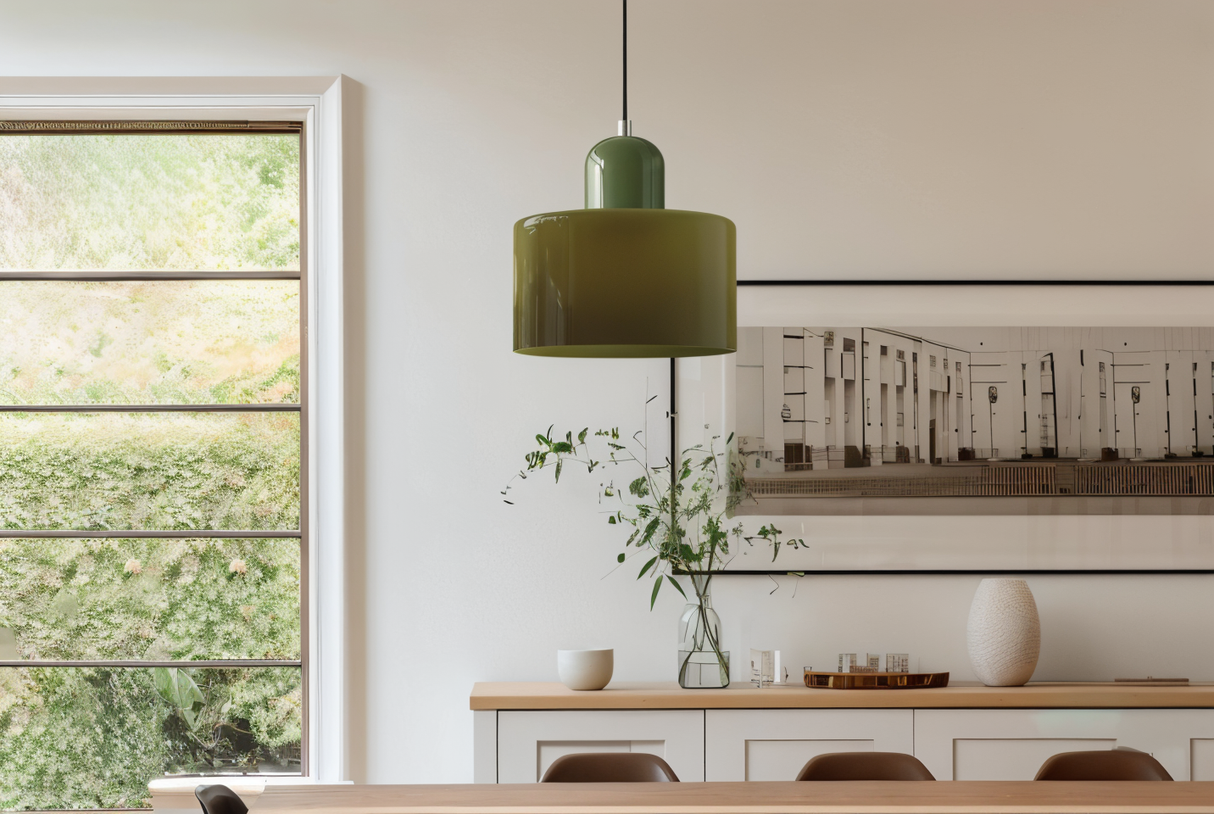 Coloris Cylin Pendellampa – Färgglad Cylindrisk Taklampa i Glas