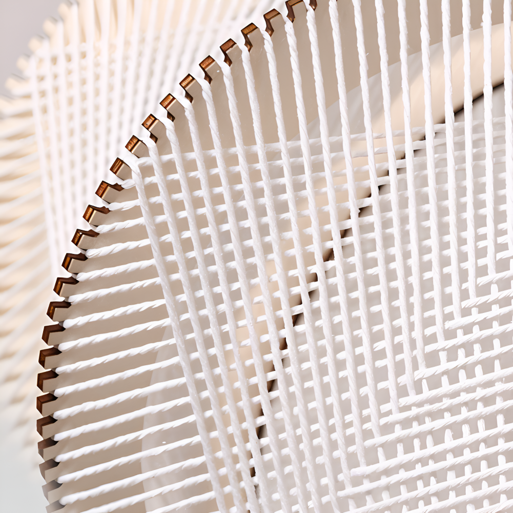 Hikari Pendellampa – Handknuten Hampa & Trälampa i Wabi Sabi Design