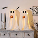 Ljusande Halloween Spöke med Pumpa