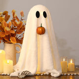 Ljusande Halloween Spöke med Pumpa