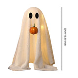 Ljusande Halloween Spöke med Pumpa