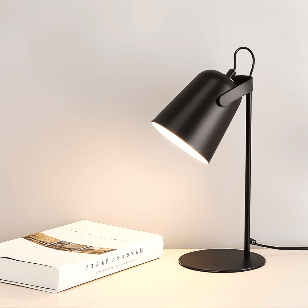 Nordisk gul bordslampa – justerbar skrivbordslampa för hem och kontor