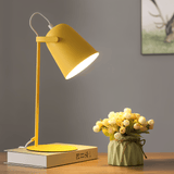 Nordisk gul bordslampa – justerbar skrivbordslampa för hem och kontor