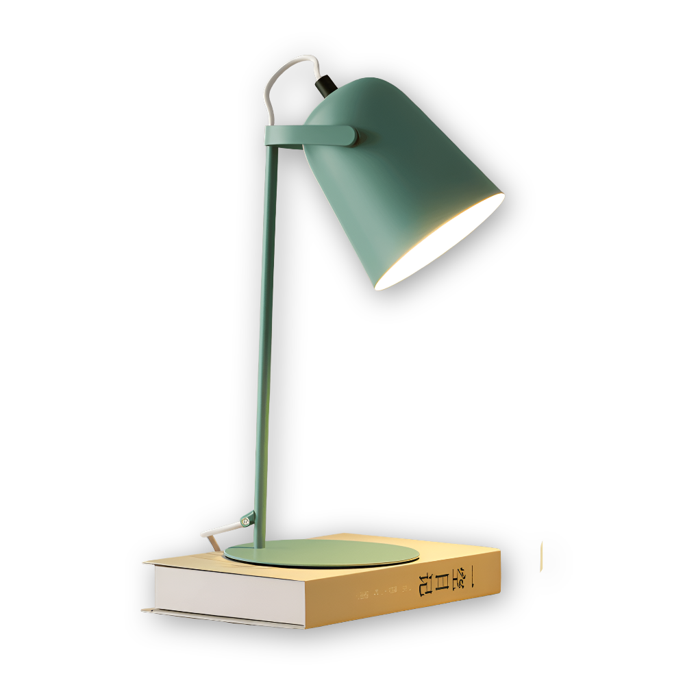 Nordisk gul bordslampa – justerbar skrivbordslampa för hem och kontor