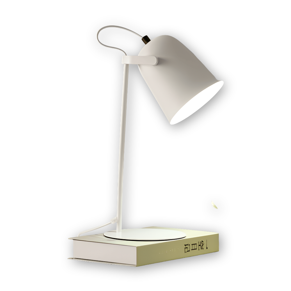 Nordisk gul bordslampa – justerbar skrivbordslampa för hem och kontor