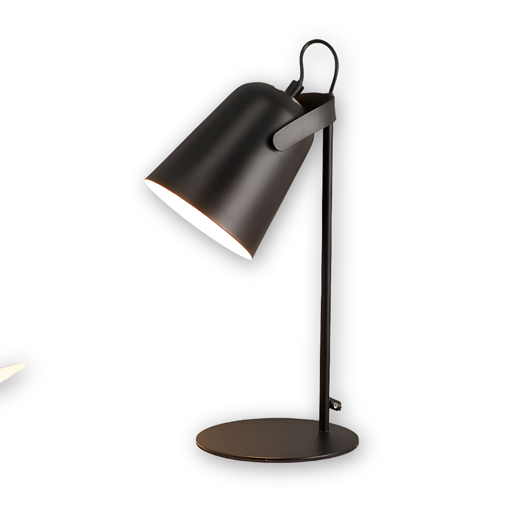 Nordisk gul bordslampa – justerbar skrivbordslampa för hem och kontor