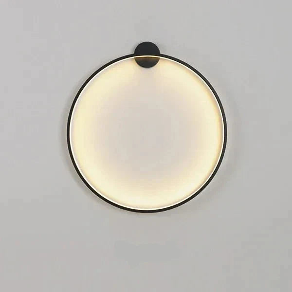 GlowHalo – Minimalistisk Rund Vägglampa LED för Hem & Kontor