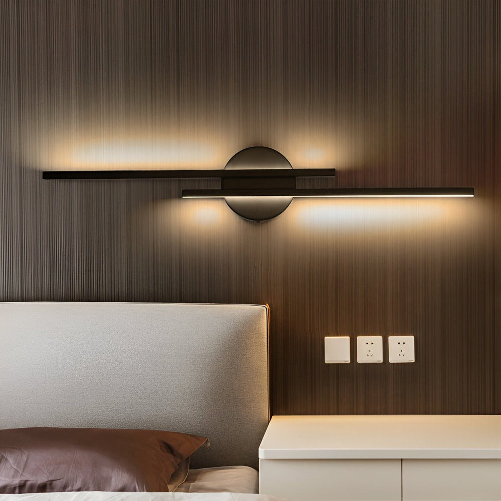 LysLine – Minimalistisk Vägglampa i Modern Design för Sovrum och Vardagsrum