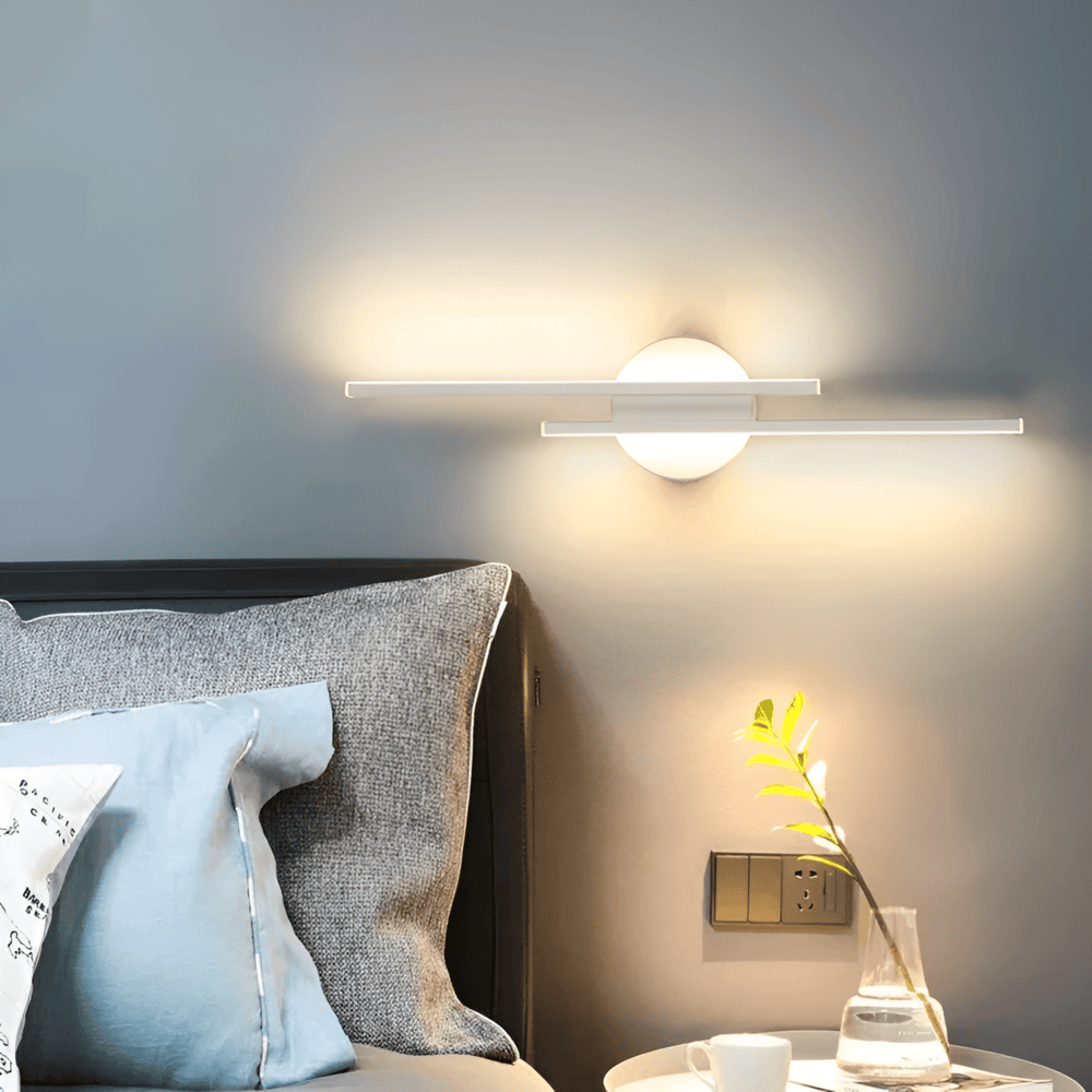LysLine – Minimalistisk Vägglampa i Modern Design för Sovrum och Vardagsrum