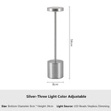 Enkel Touch LED Bordslampa – Uppladdningsbar & Justerbar i 3 Färger