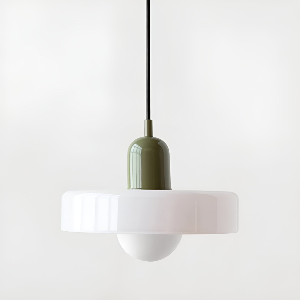 Justerbar färgglad hängande taklampa i glas – modern inredningsbelysning