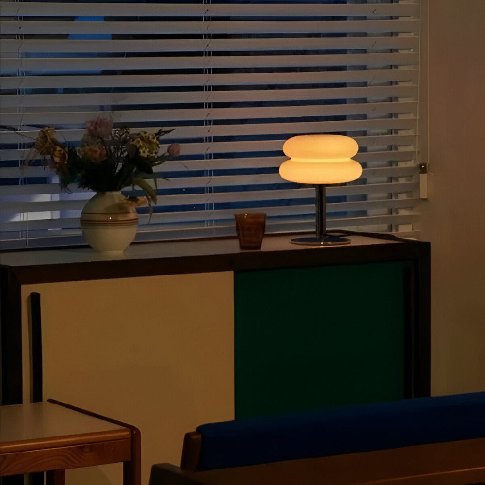 Färgstark glasbordslampa – elegant bordslampa för livfull rumsatmosfär