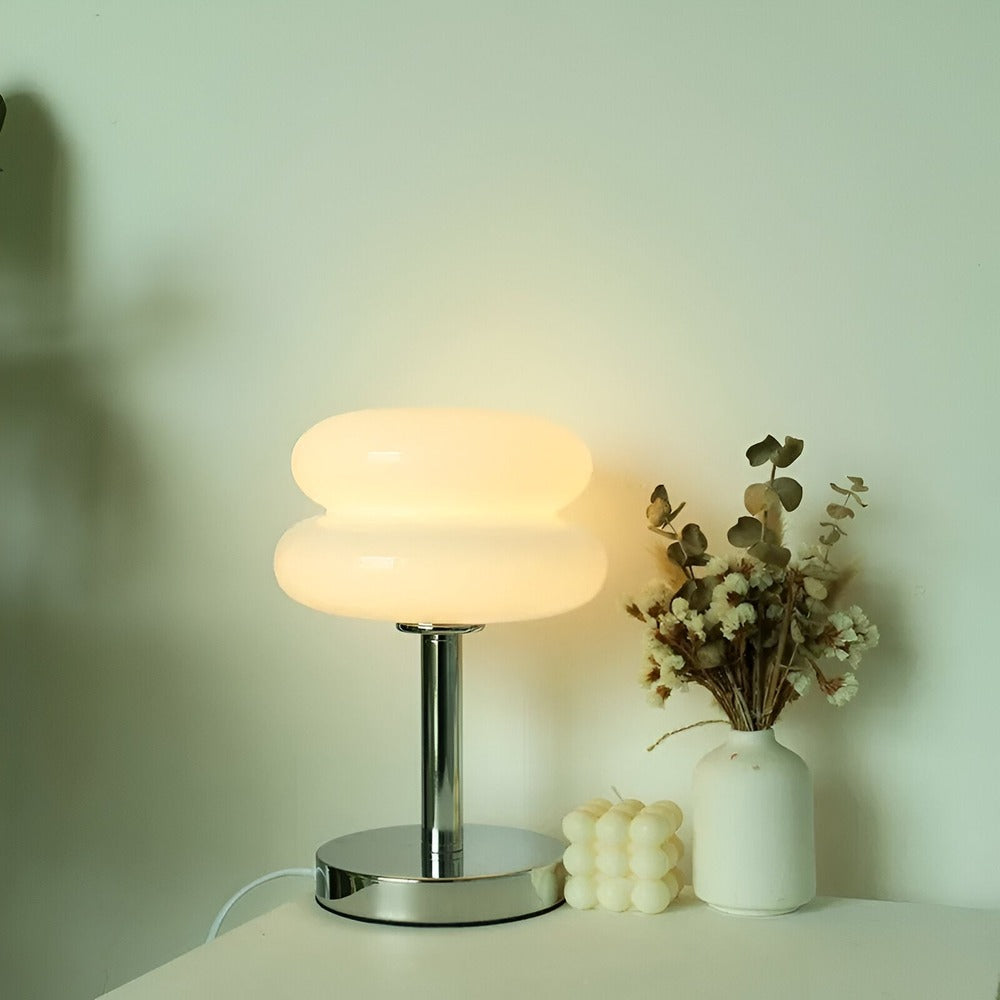 Färgstark glasbordslampa – elegant bordslampa för livfull rumsatmosfär