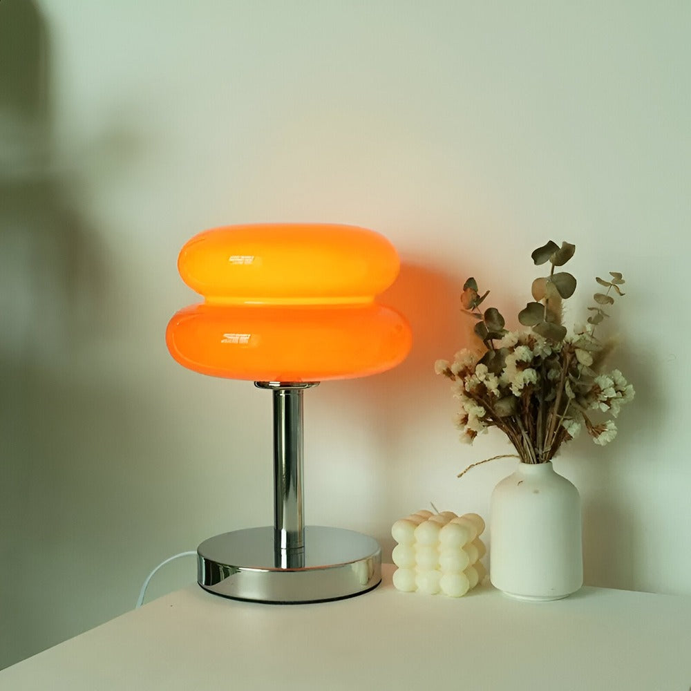 Färgstark glasbordslampa – elegant bordslampa för livfull rumsatmosfär