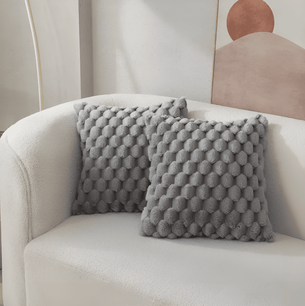 DreamHaven – Lyxigt Mjukt Kuddfodral med Fluffigt Mönster