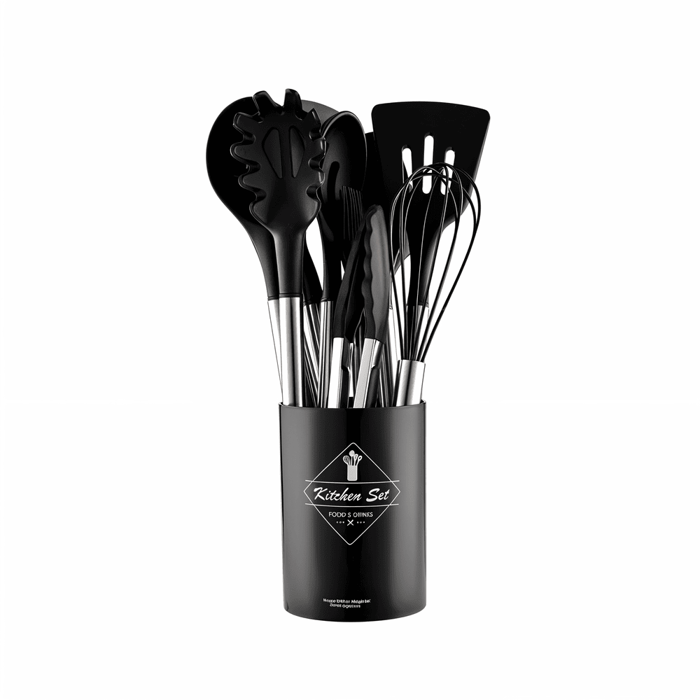 KitchenPro Silikon Köksredskap – Komplett 12 delars set