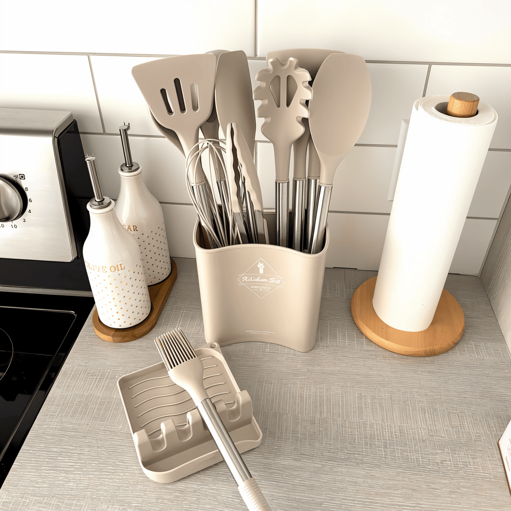 KitchenPro Silikon Köksredskap – Komplett 12 delars set