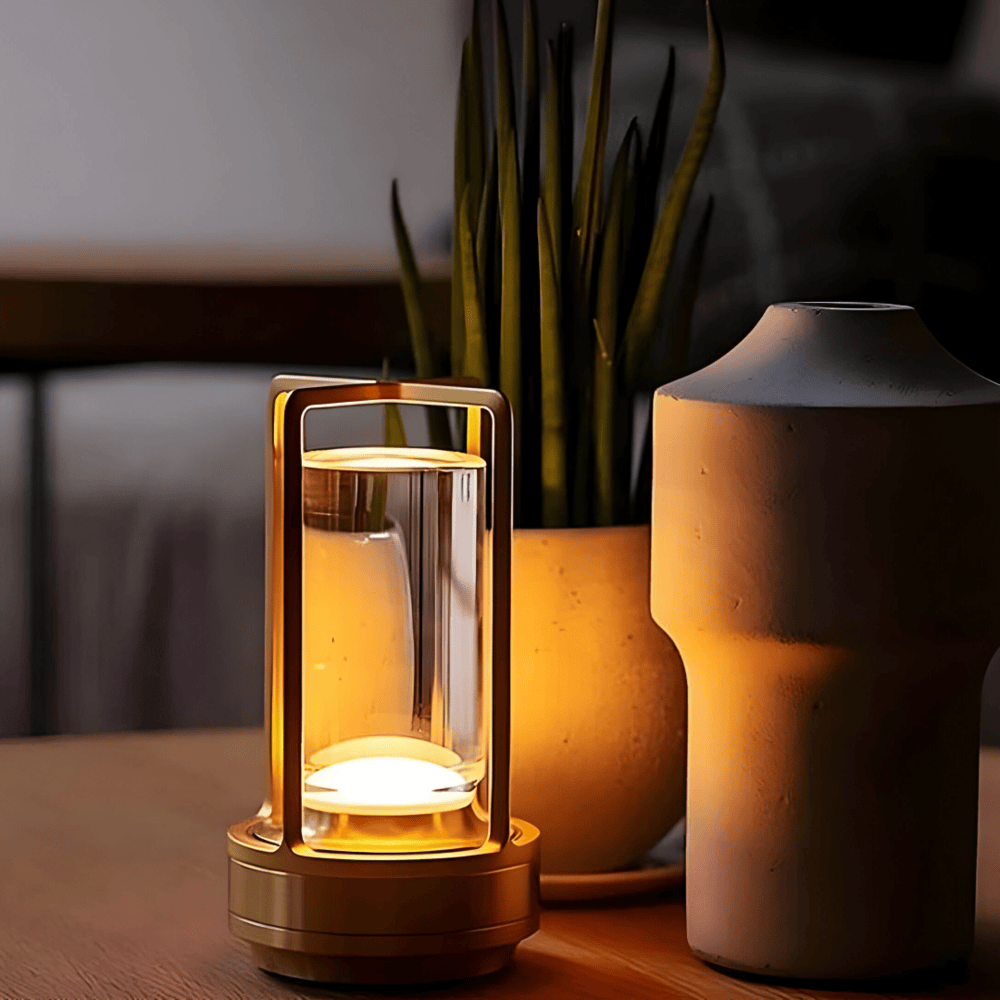 Vattentät portabel bordslampa – stilfull belysning för hem och utomhusbruk