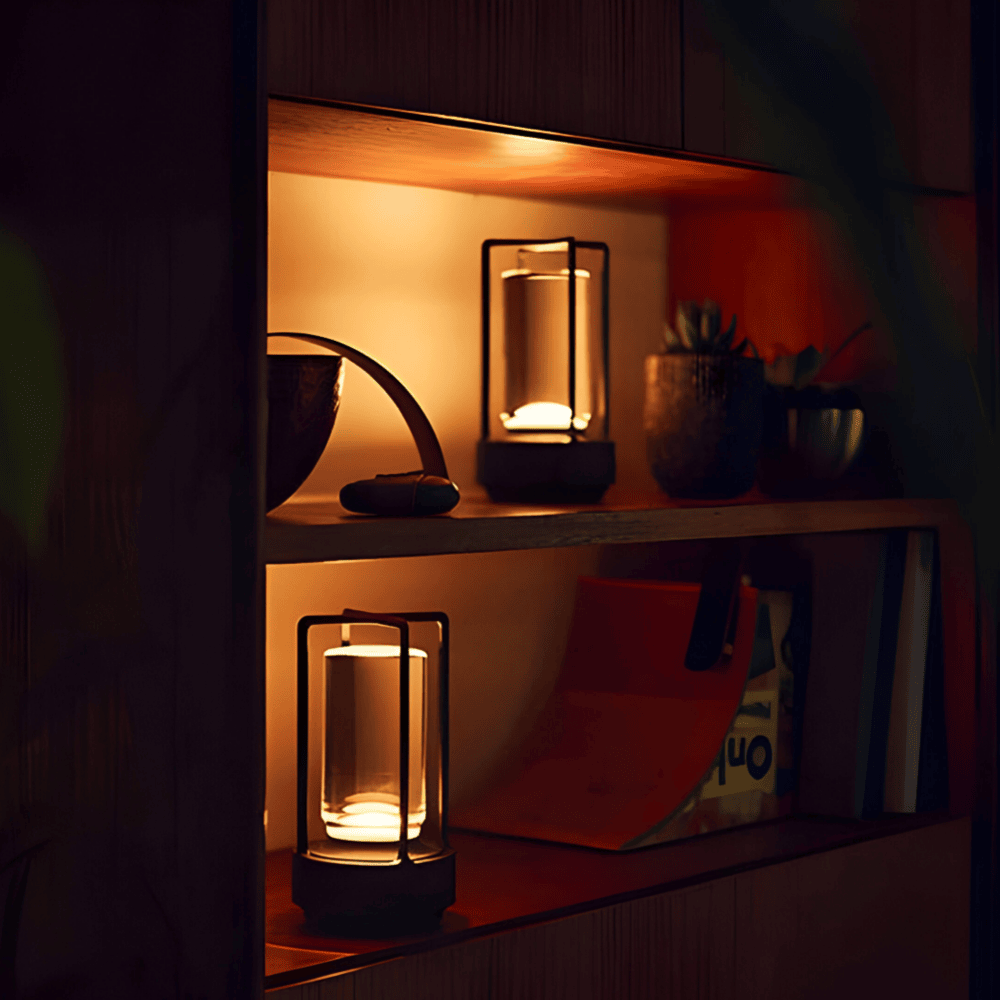 Vattentät portabel bordslampa – stilfull belysning för hem och utomhusbruk