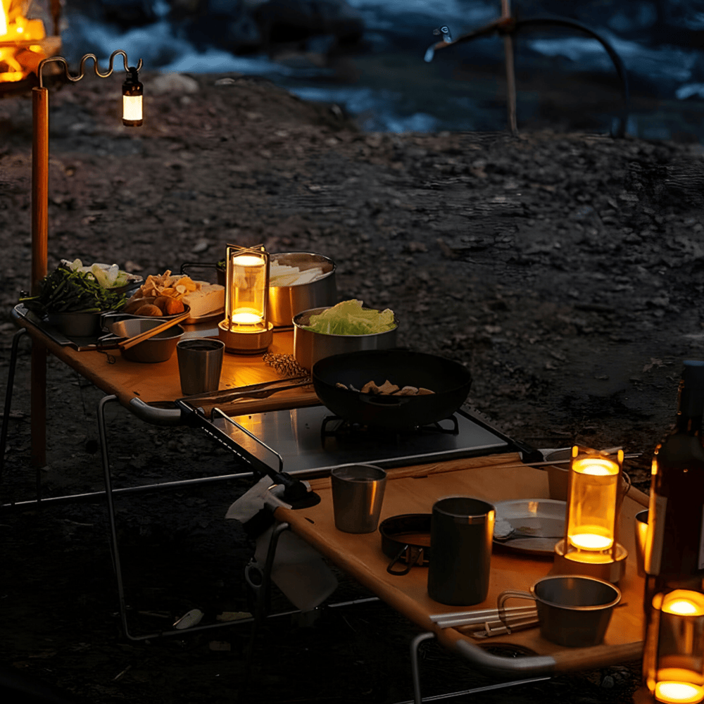 Vattentät portabel bordslampa – stilfull belysning för hem och utomhusbruk