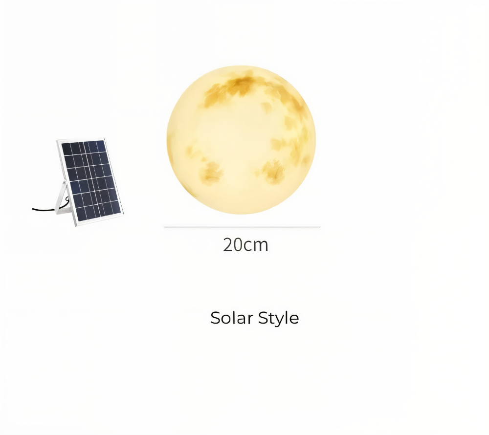 MoonGlow – Solenergilampa för Trädgård IP65