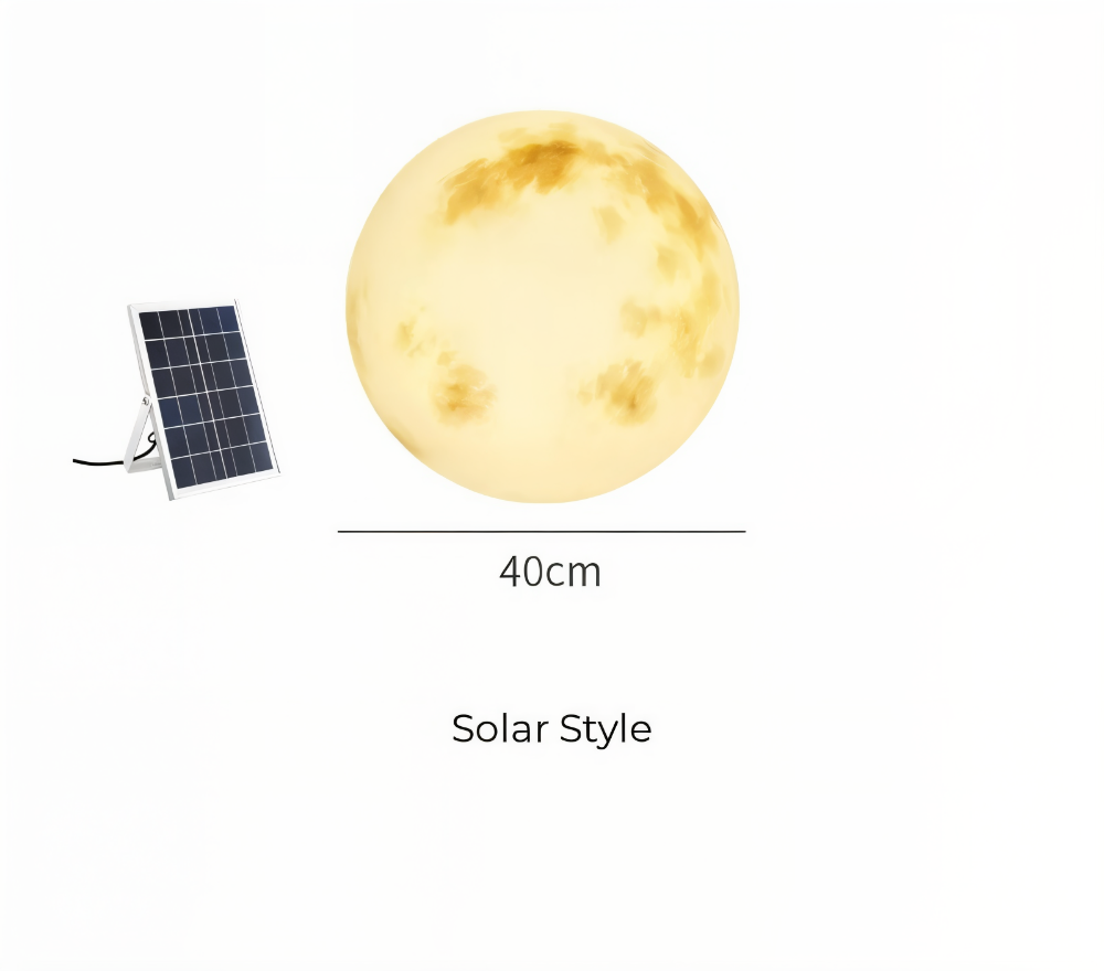 MoonGlow – Solenergilampa för Trädgård IP65