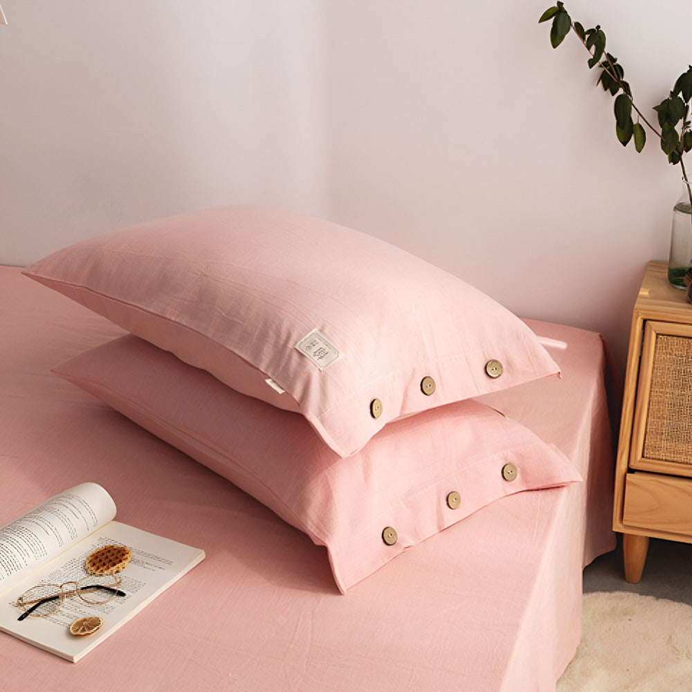 EcoSleep – Lyxigt Ekologiskt Bomullspåslakanset med Kuddöverdrag