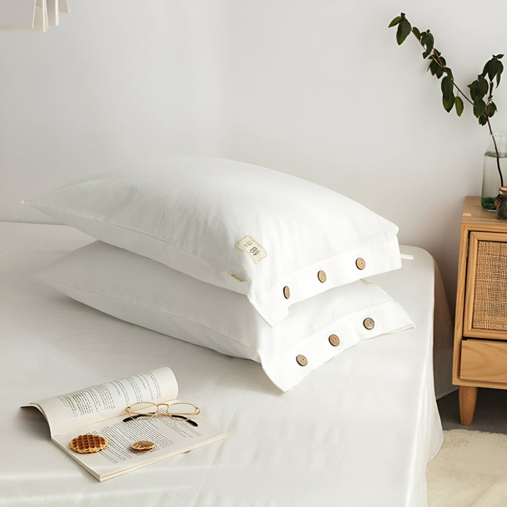 EcoSleep – Lyxigt Ekologiskt Bomullspåslakanset med Kuddöverdrag