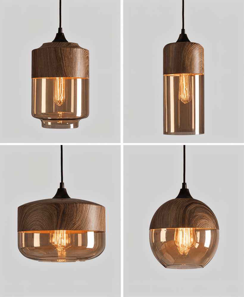 Moderna loftpendlar i retroglas – stilfulla hänglampor för hem och matplats