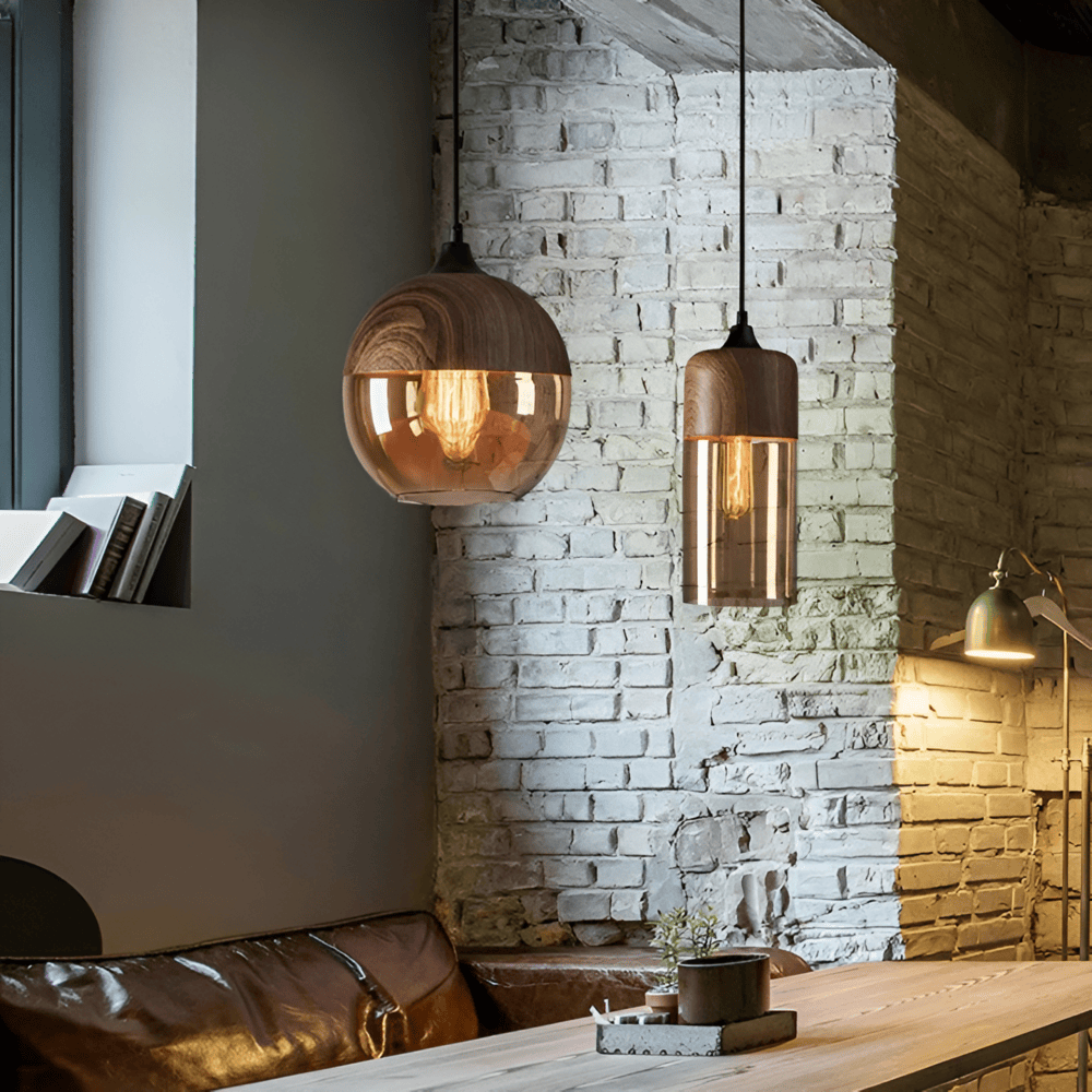 Moderna loftpendlar i retroglas – stilfulla hänglampor för hem och matplats