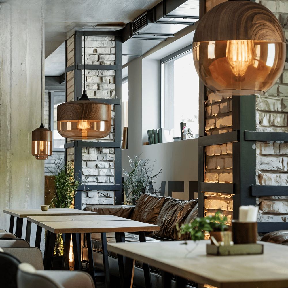Moderna loftpendlar i retroglas – stilfulla hänglampor för hem och matplats