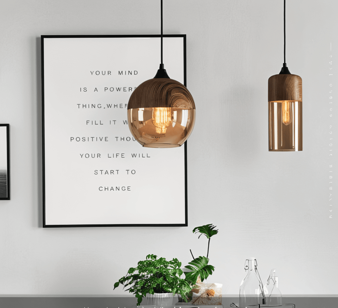 Moderna loftpendlar i retroglas – stilfulla hänglampor för hem och matplats