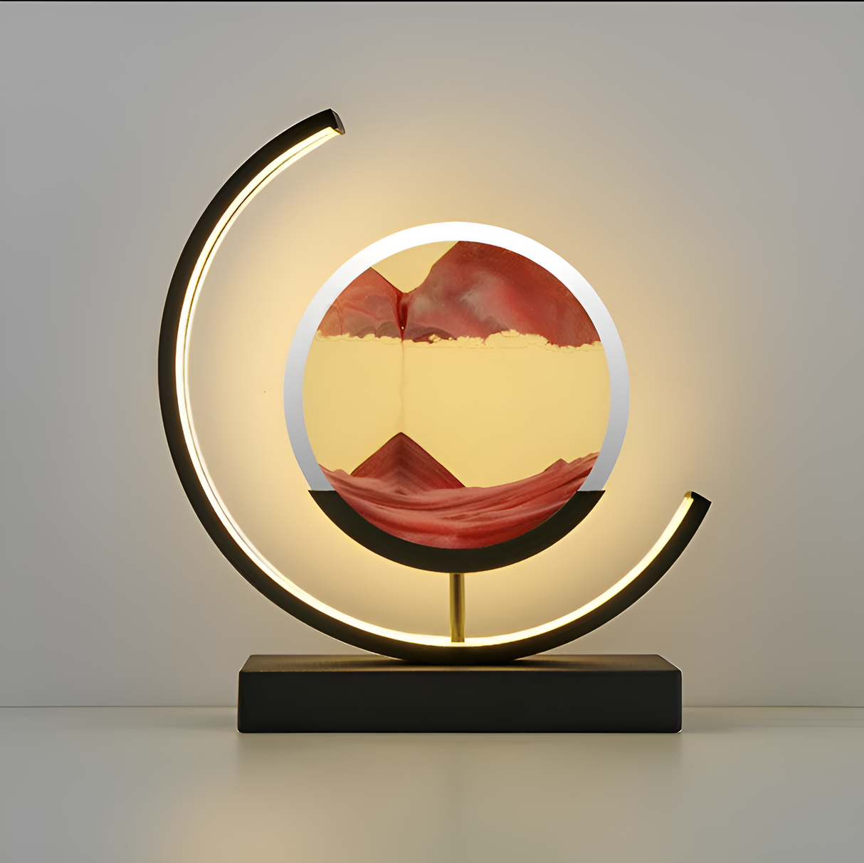 Sandlampa med app och fjärrkontroll – dimbar med 3 ljusfärger