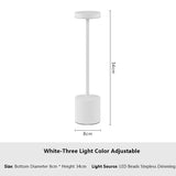 Enkel Touch LED Bordslampa – Uppladdningsbar & Justerbar i 3 Färger