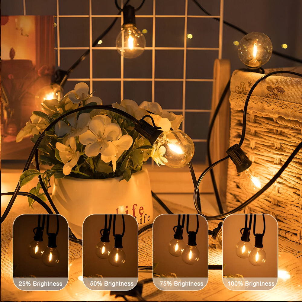 LumiGlow – LED Utomhusslinga i Globe-stil med IP44