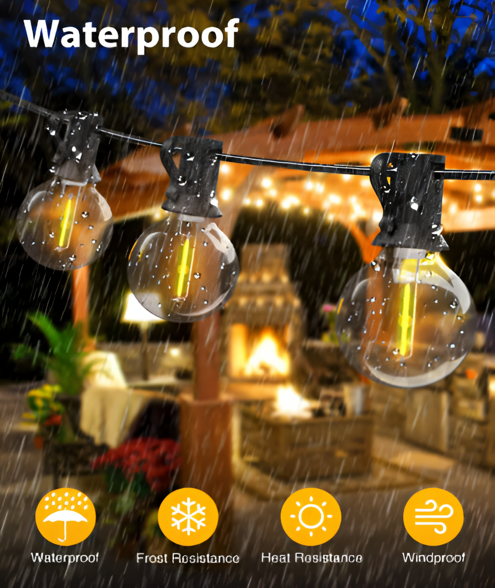 LumiGlow – LED Utomhusslinga i Globe-stil med IP44