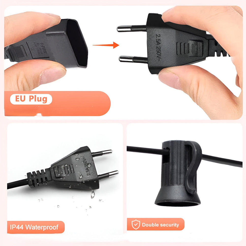 LumiGlow – LED Utomhusslinga i Globe-stil med IP44