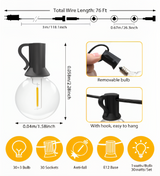 LumiGlow – LED Utomhusslinga i Globe-stil med IP44