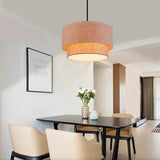 LinenForm Taklampa – Minimalistisk Tygpendel i Modern Design