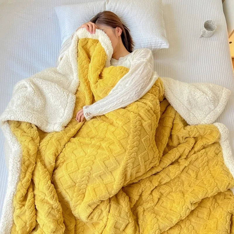 Tafu Fleece – Jacquardpläd i Lyxig Fleece