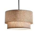 LinenForm Taklampa – Minimalistisk Tygpendel i Modern Design