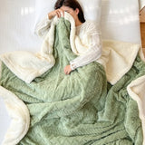 Tafu Fleece – Jacquardpläd i Lyxig Fleece