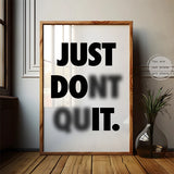 Disciplin & Motivation – Minimalistisk Citatposter på Canvas