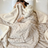 Tafu Fleece – Jacquardpläd i Lyxig Fleece