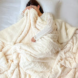 Tafu Fleece – Jacquardpläd i Lyxig Fleece