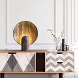TravertineGlow Bordslampa – Modern Nordisk Lampa