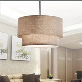 LinenForm Taklampa – Minimalistisk Tygpendel i Modern Design