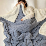Tafu Fleece – Jacquardpläd i Lyxig Fleece